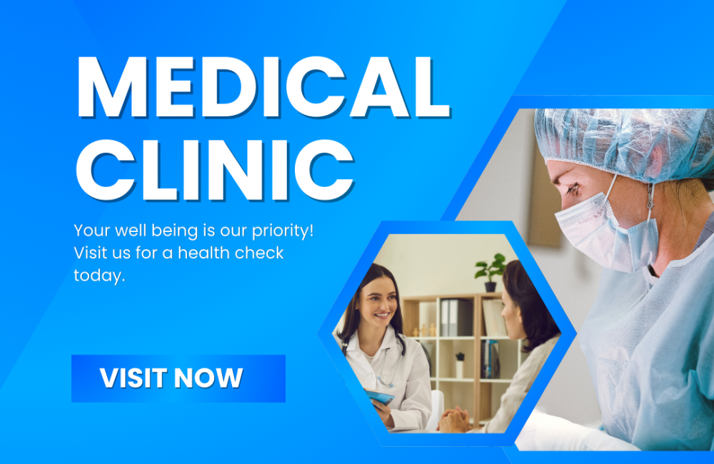 Blue And White Gradients Health Medical Services Instagram Post